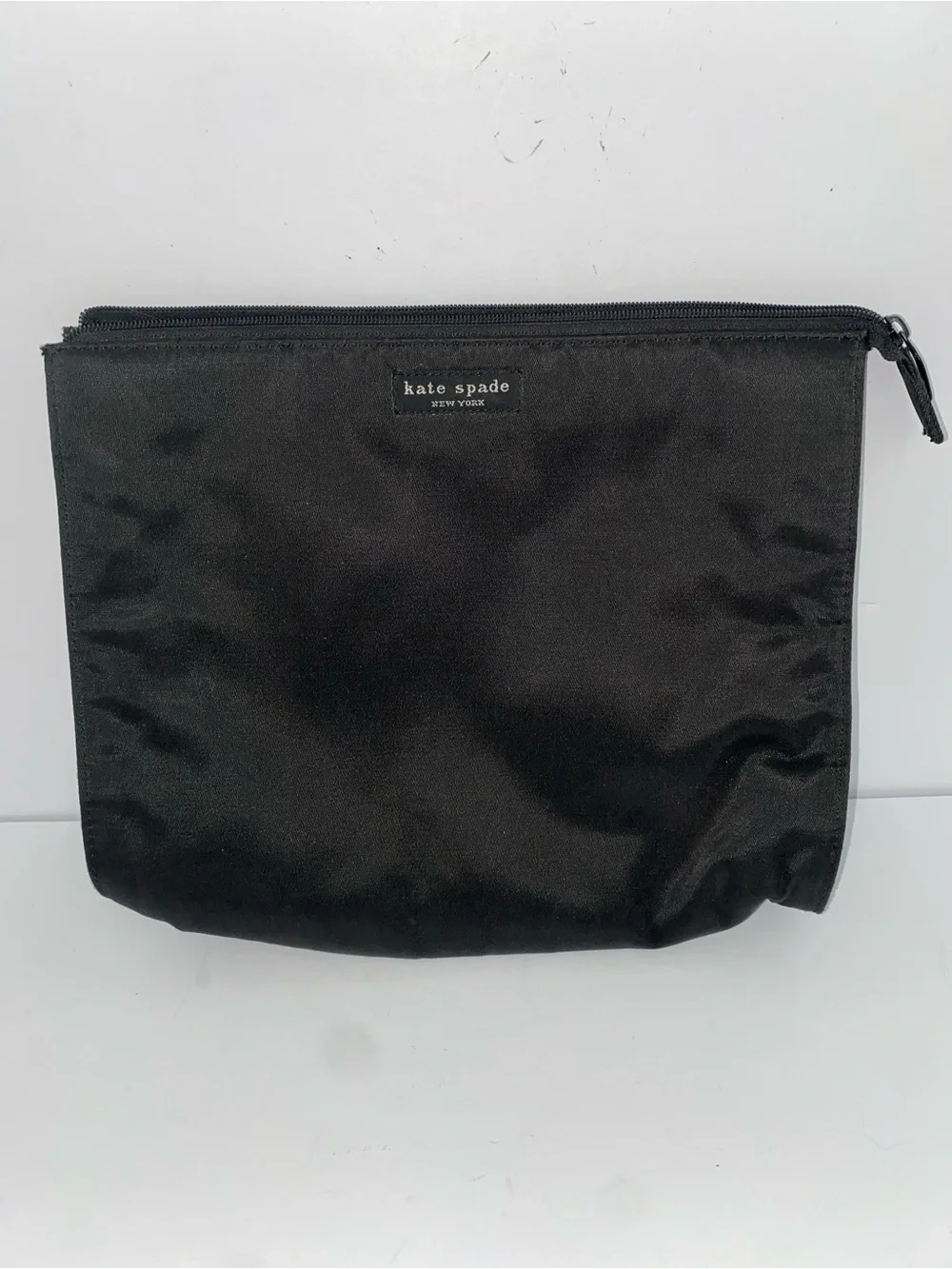 Kate Spade New York Black Nylon Zip Pouch/Cosmetic Bag